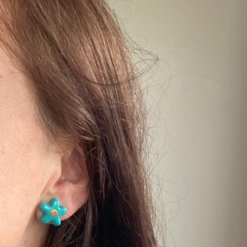 Flower earrings