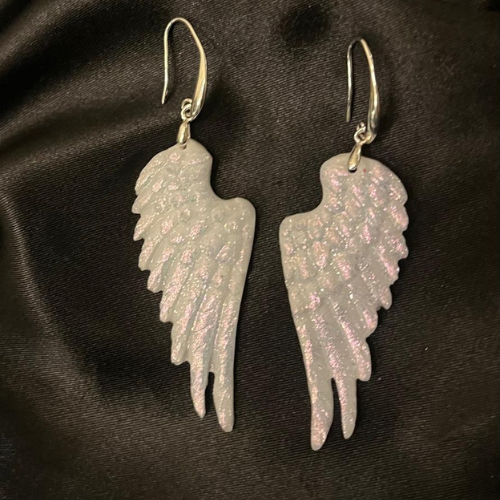 Angel wings earrings