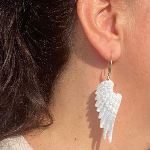 Angel wings earrings